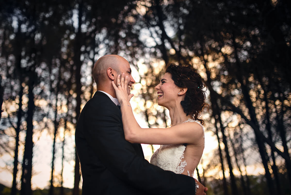 Inquadratura di coppia. Beniamino Lai, Fotografo professionista di Matrimonio in Sardegna.