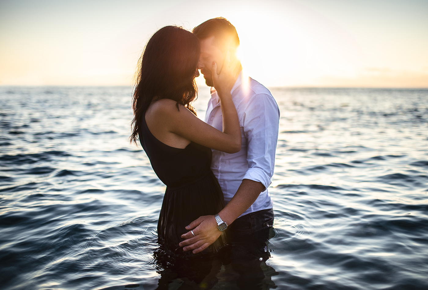 Servizio fotografico prematrimoniale in spiaggia a Tortolì, Sardegna